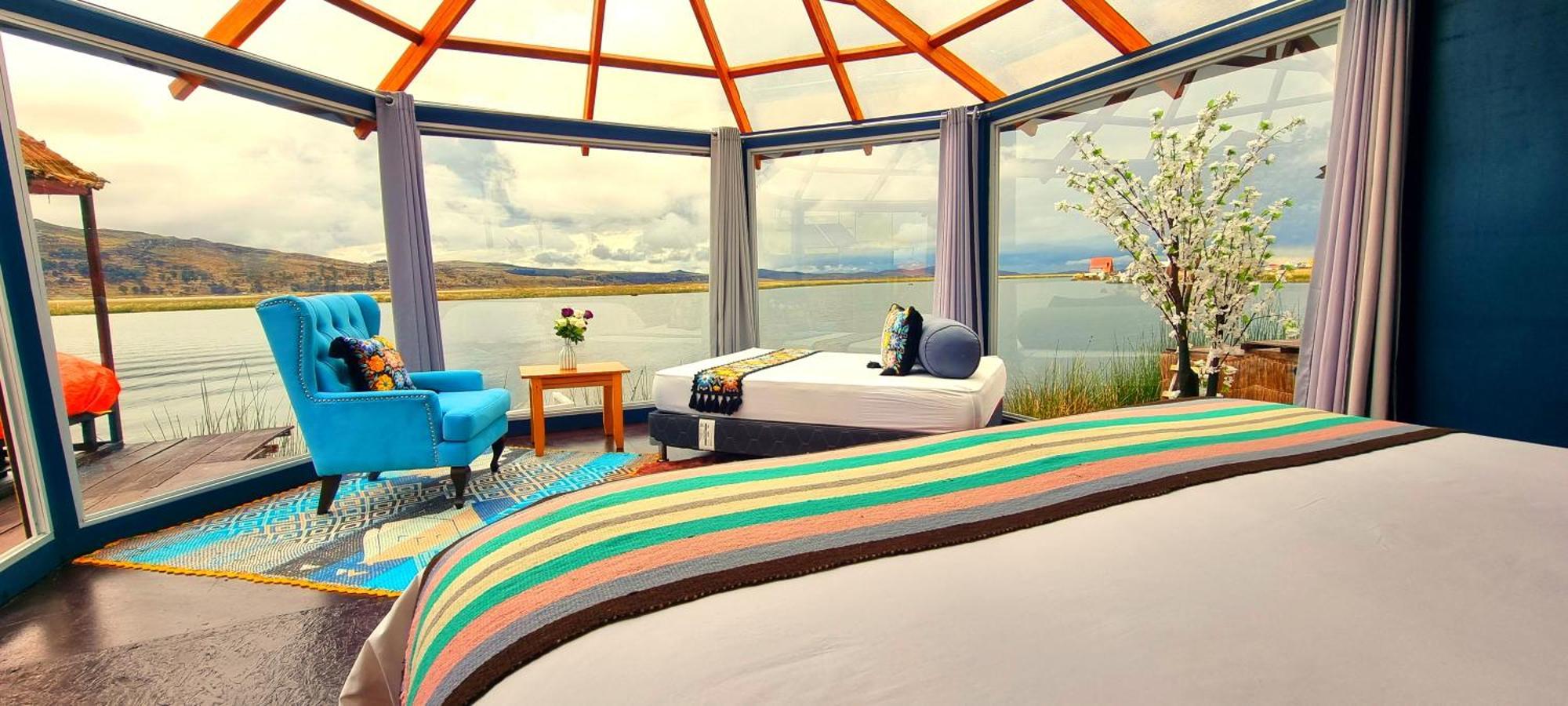 Uros Kay Pacha Lodge Puno Szoba fotó