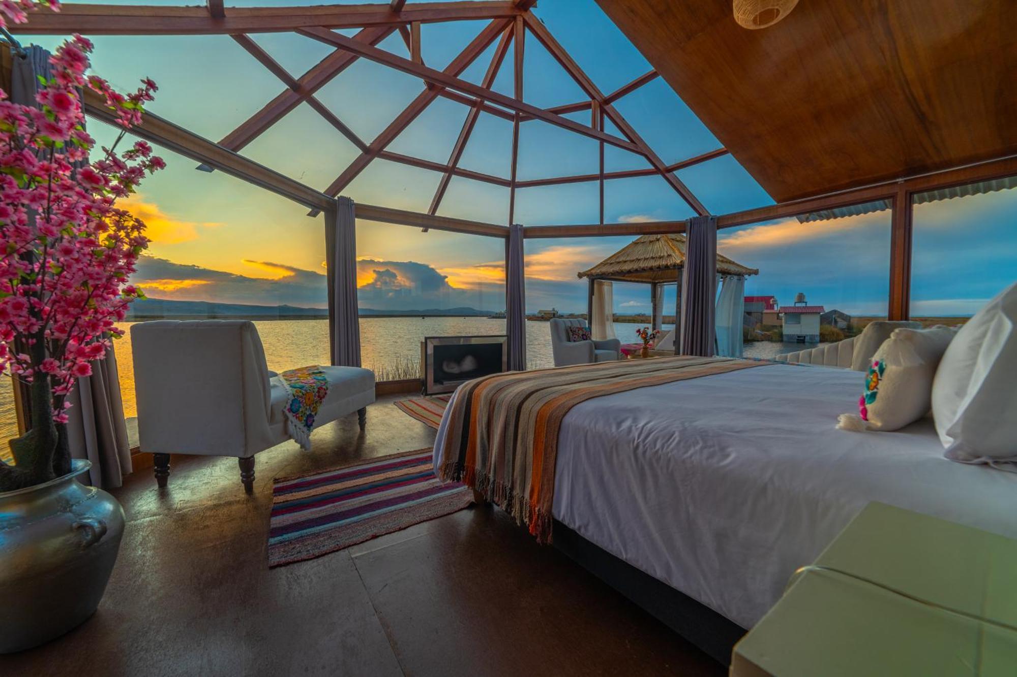 Uros Kay Pacha Lodge Puno Szoba fotó