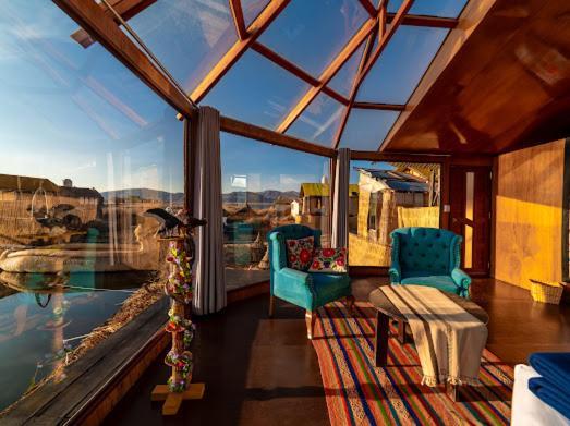 Uros Kay Pacha Lodge Puno Szoba fotó