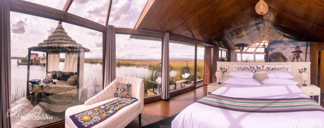 Uros Kay Pacha Lodge Puno Szoba fotó