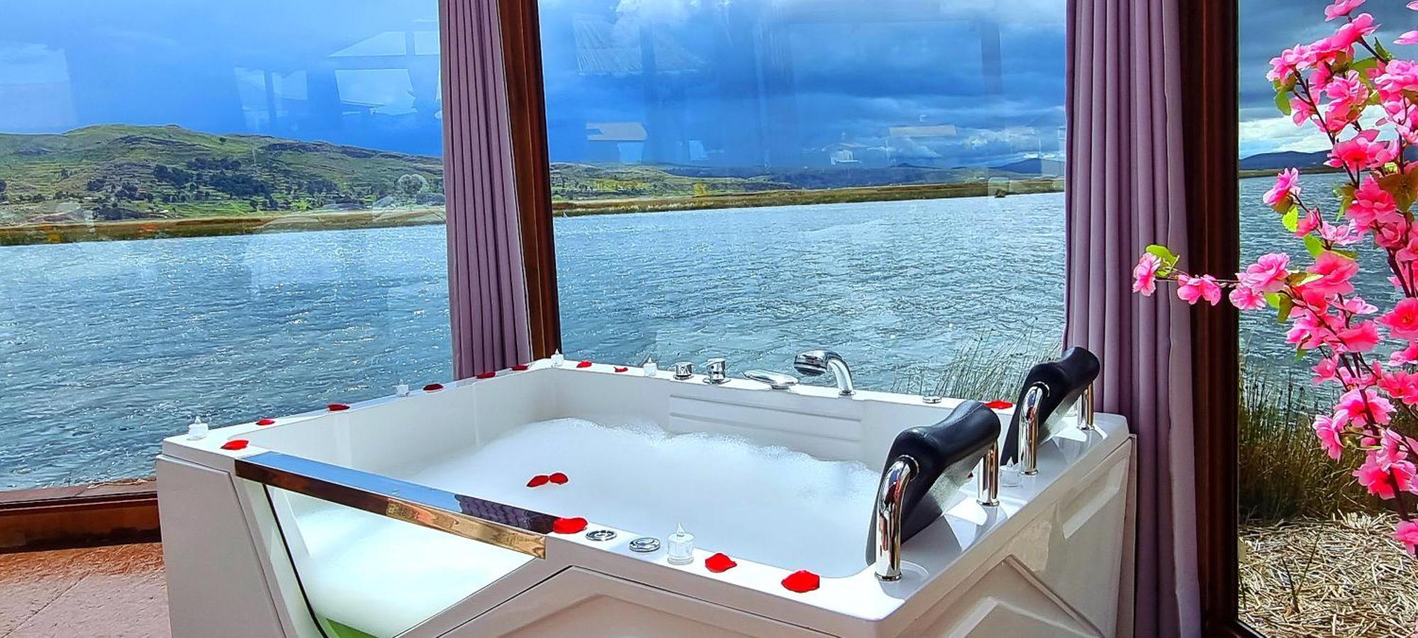 Uros Kay Pacha Lodge Puno Szoba fotó