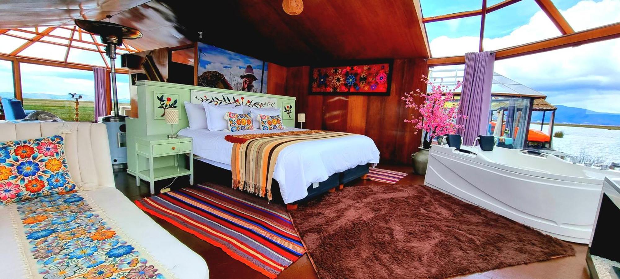 Uros Kay Pacha Lodge Puno Szoba fotó