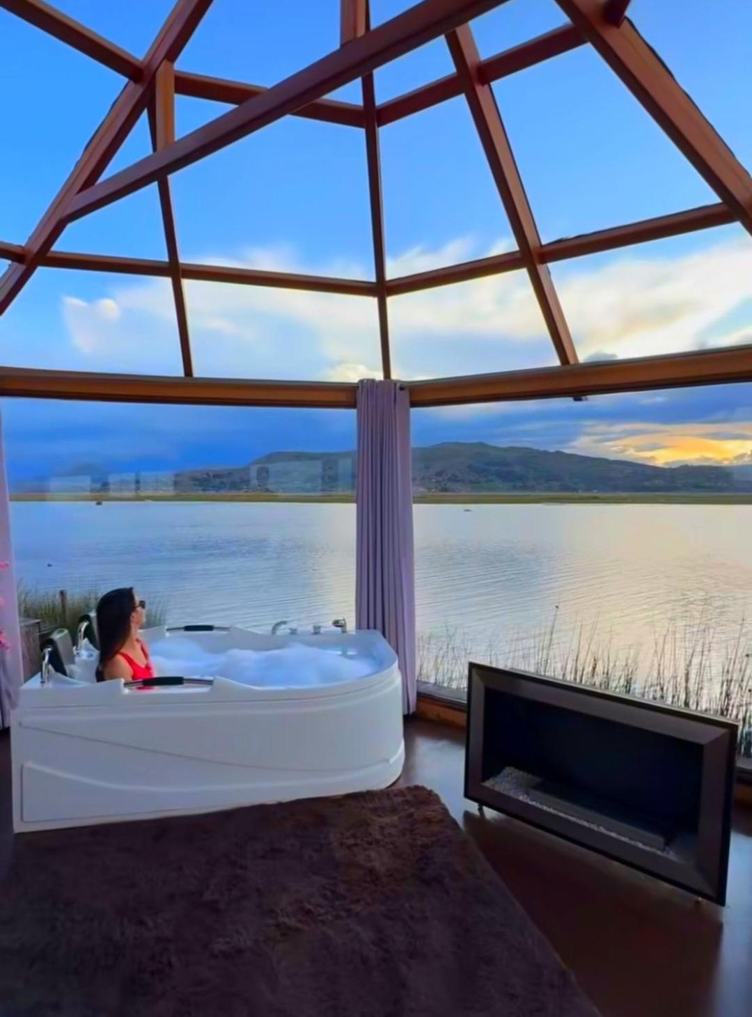 Uros Kay Pacha Lodge Puno Szoba fotó