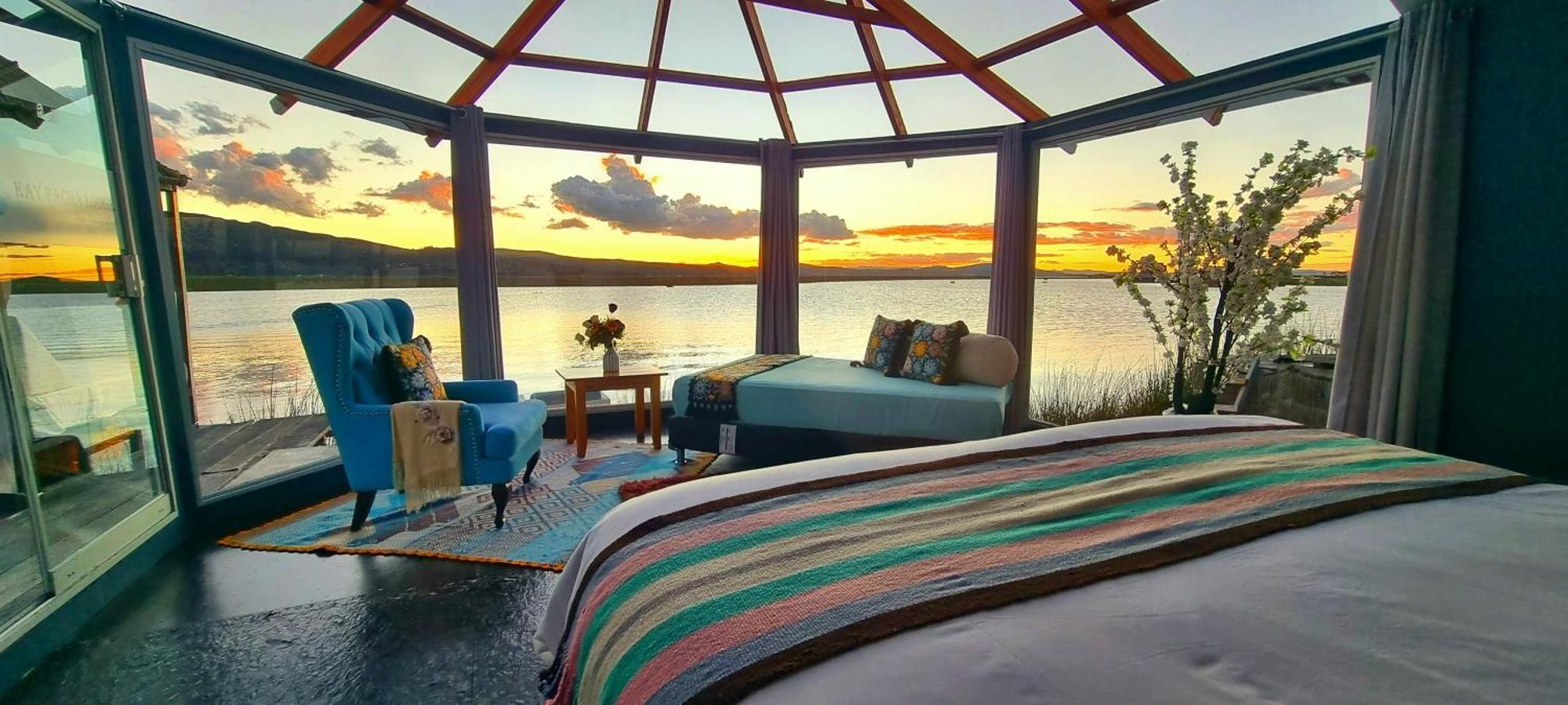 Uros Kay Pacha Lodge Puno Szoba fotó